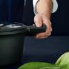 GRYTA BLACK LINE - klar/svart, Klassisk, metall/glas (24/11,4cm) - Gourmesto