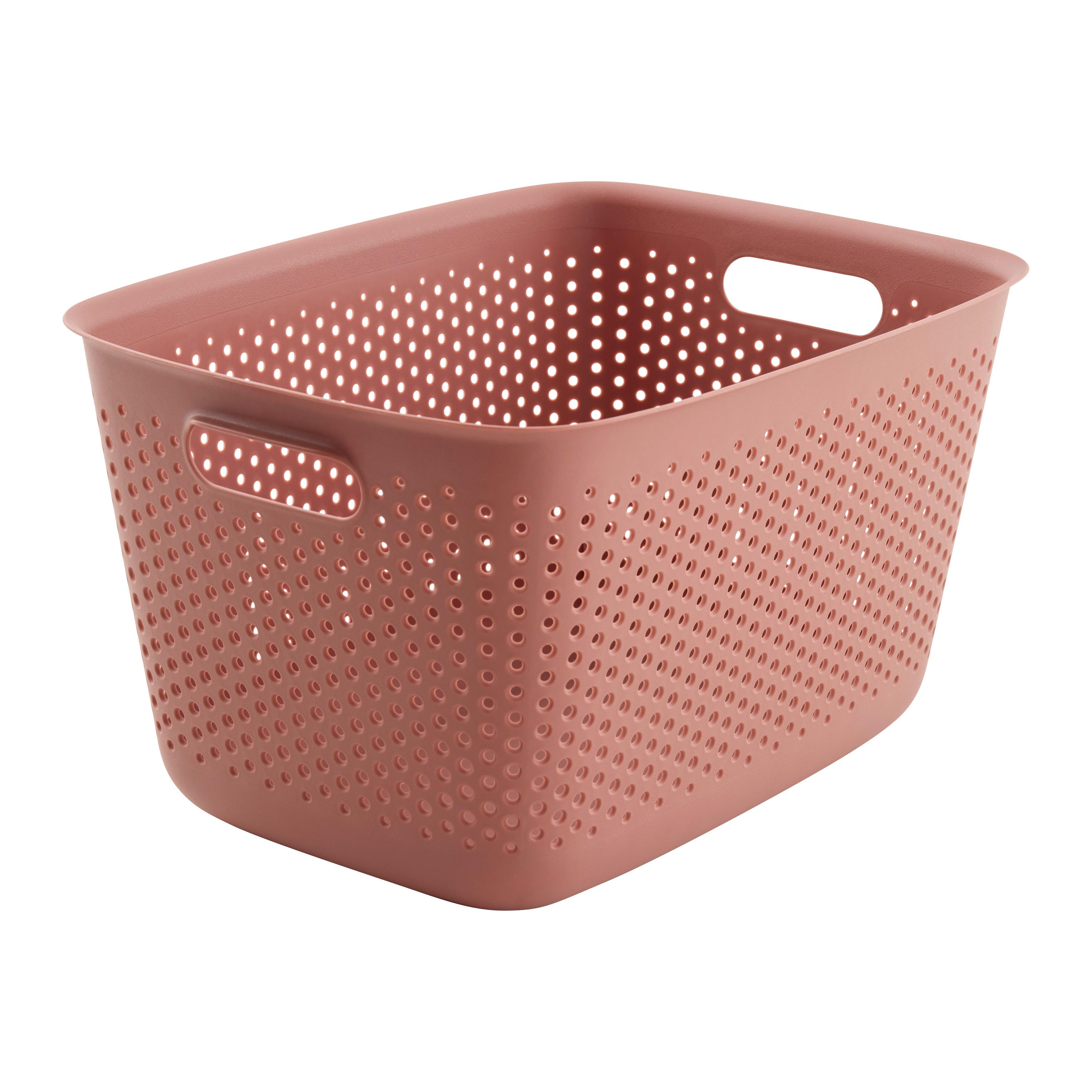 Coșuleț pentru depozitare Maja - cca. 17L - roșu închis, Modern, plastic (39/29/22cm) - Mömax