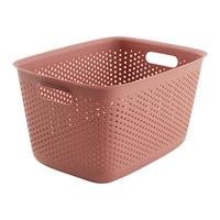 Coșuleț pentru depozitare Maja - cca. 17L - roșu închis, Modern, plastic (39/29/22cm) - Mömax