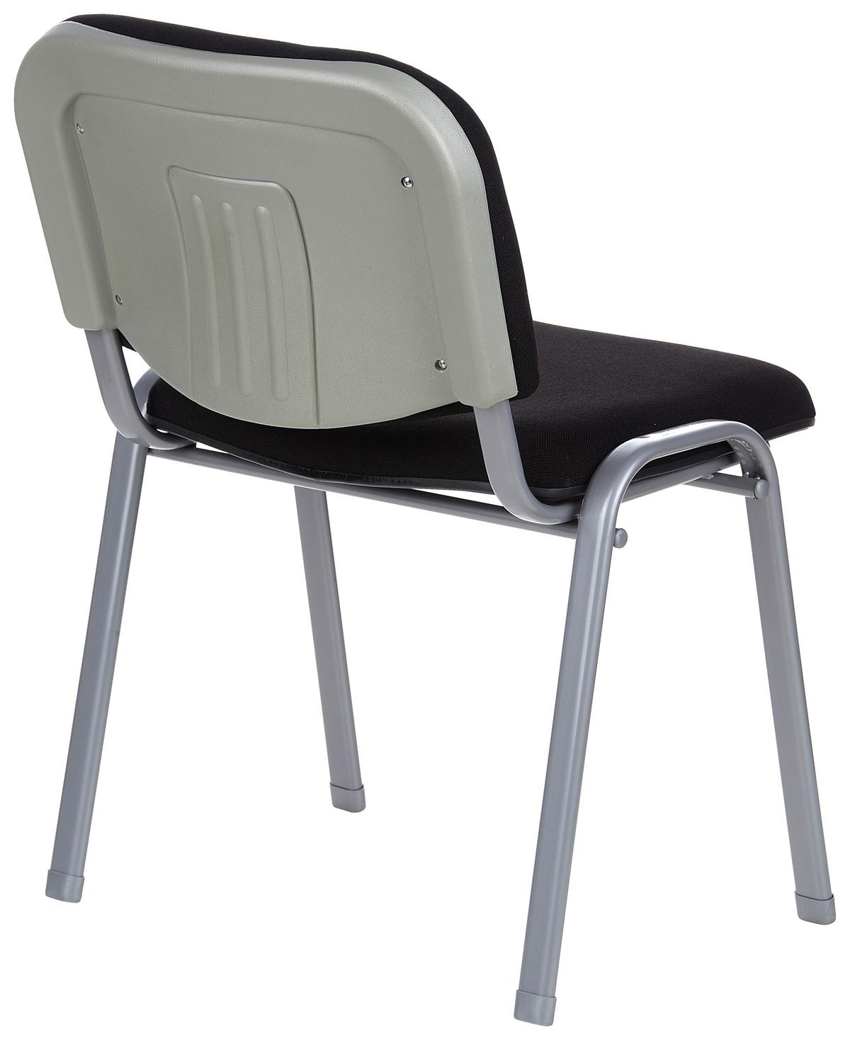 Konferenčni Stol Xt 600, Črna - srebrne barve/črna, Basics, kovina/tekstil (58/84/48cm) - MID.YOU