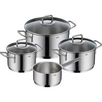 Kochtopfset Silit Extra Cook Edelstahlfarben, 7-teilig - Edelstahlfarben, KONVENTIONELL, Metall (29,8/54,5/23,8cm) - Silit