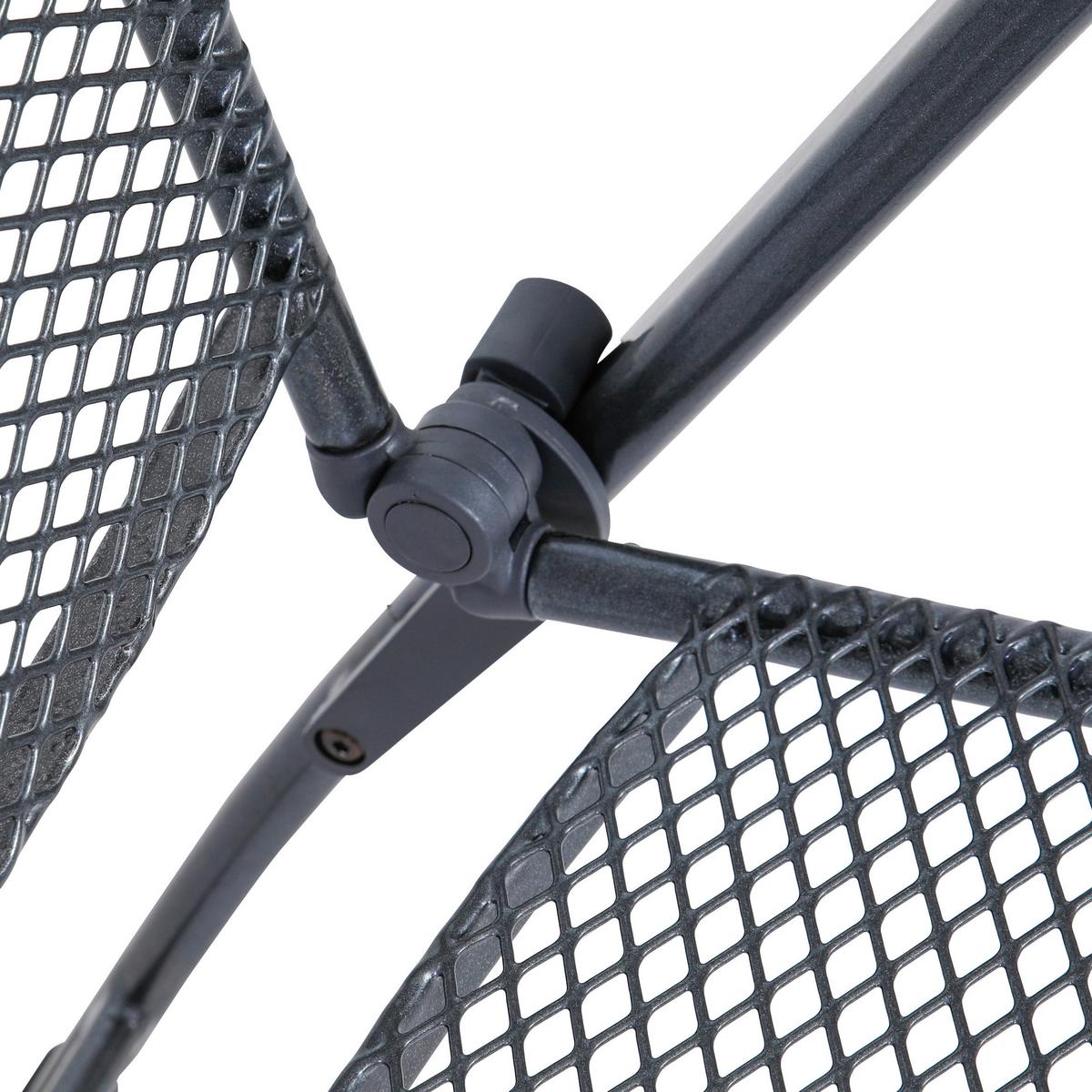 Gartensessel Toulouse Grau Metall - Grau, Basics, Metall (58/108/64cm) - Gardenson