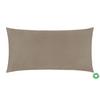Kissenhülle Bio-Eva Uni in Taupe ca. 40x80cm - Taupe, Modern, Textil (40/80cm) - ecoTree