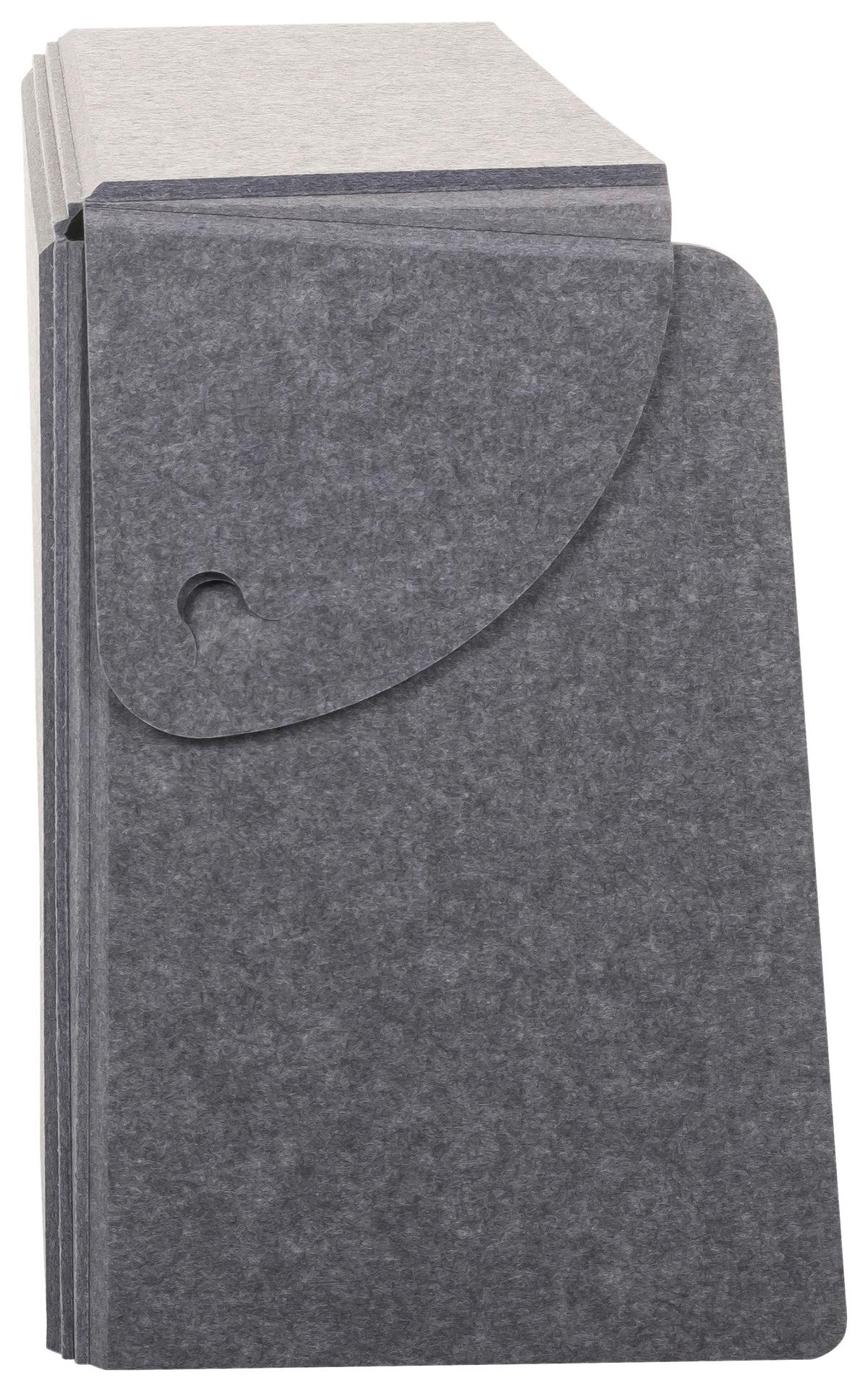 Pregradna Stena Flexmiut Fold, Siva - siva, Basics, umetna masa/tekstil (84/58/40cm) - MID.YOU