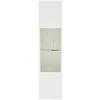 Viseća Vitrina Otis - bijela visoki sjaj, Moderno, staklo/drvni materijal (30/130,2/34,6cm) - Modern Living