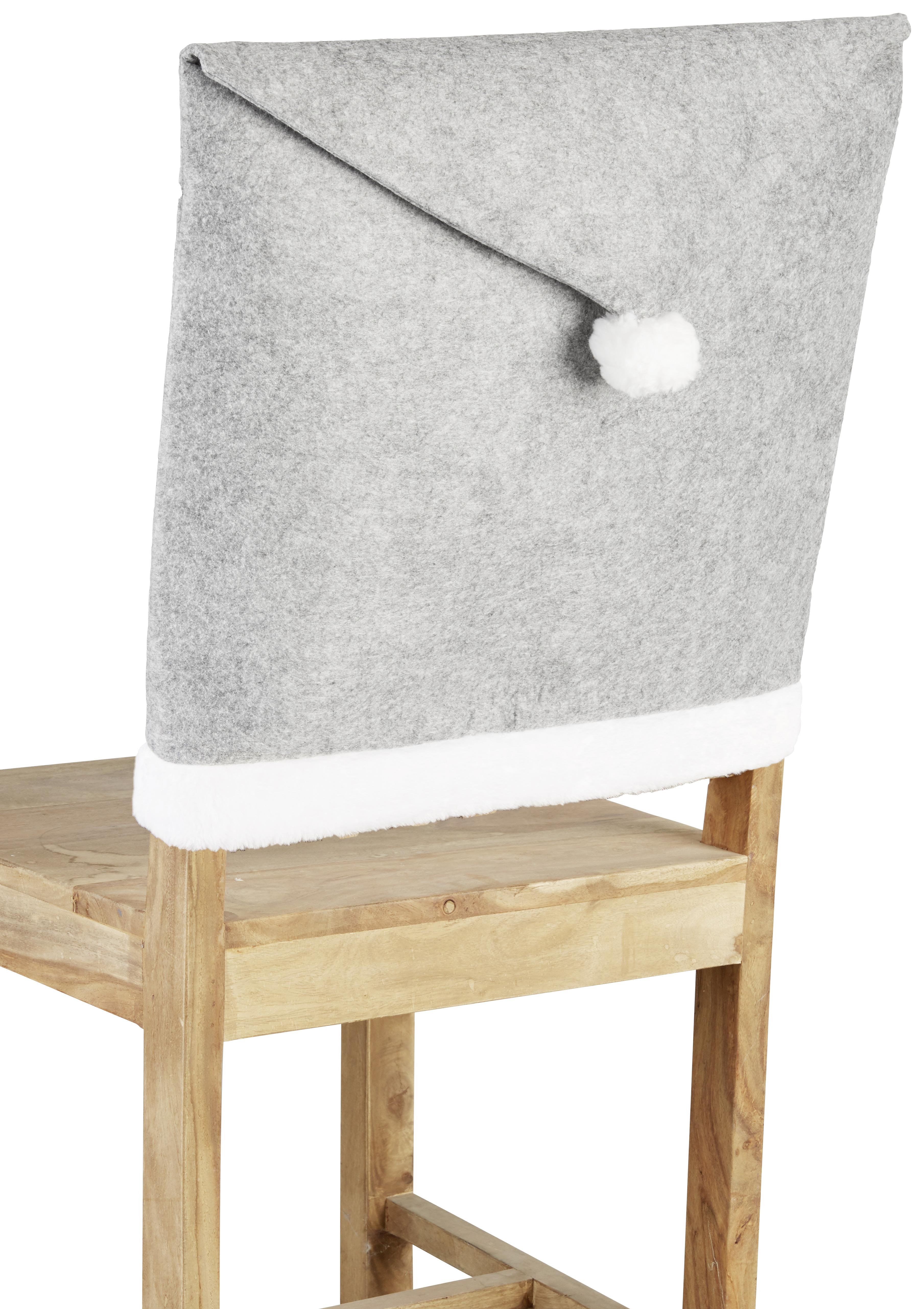 Székdekor X-Mas - piros/fehér, textil (40/60cm) - Modern Living