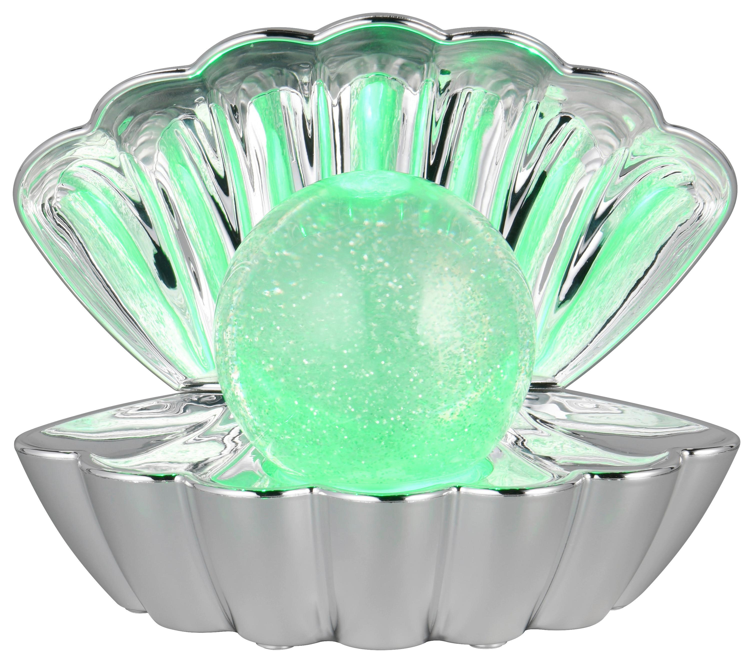 LED-DEKORATIONSLAMPA ALFRED - kromfärg, Modern, plast (17,5/12,5/14,5cm) - Mömax