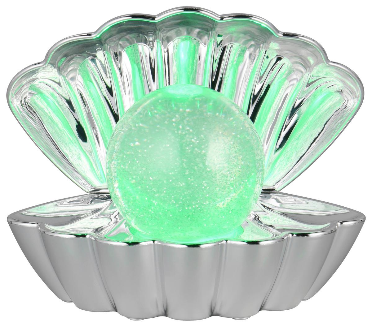 LED-Dekoleuchte Alfred Chromfarben max. 0,8 Watt - Chromfarben, Modern, Kunststoff (17,5/12,5/14,5cm) - Mömax