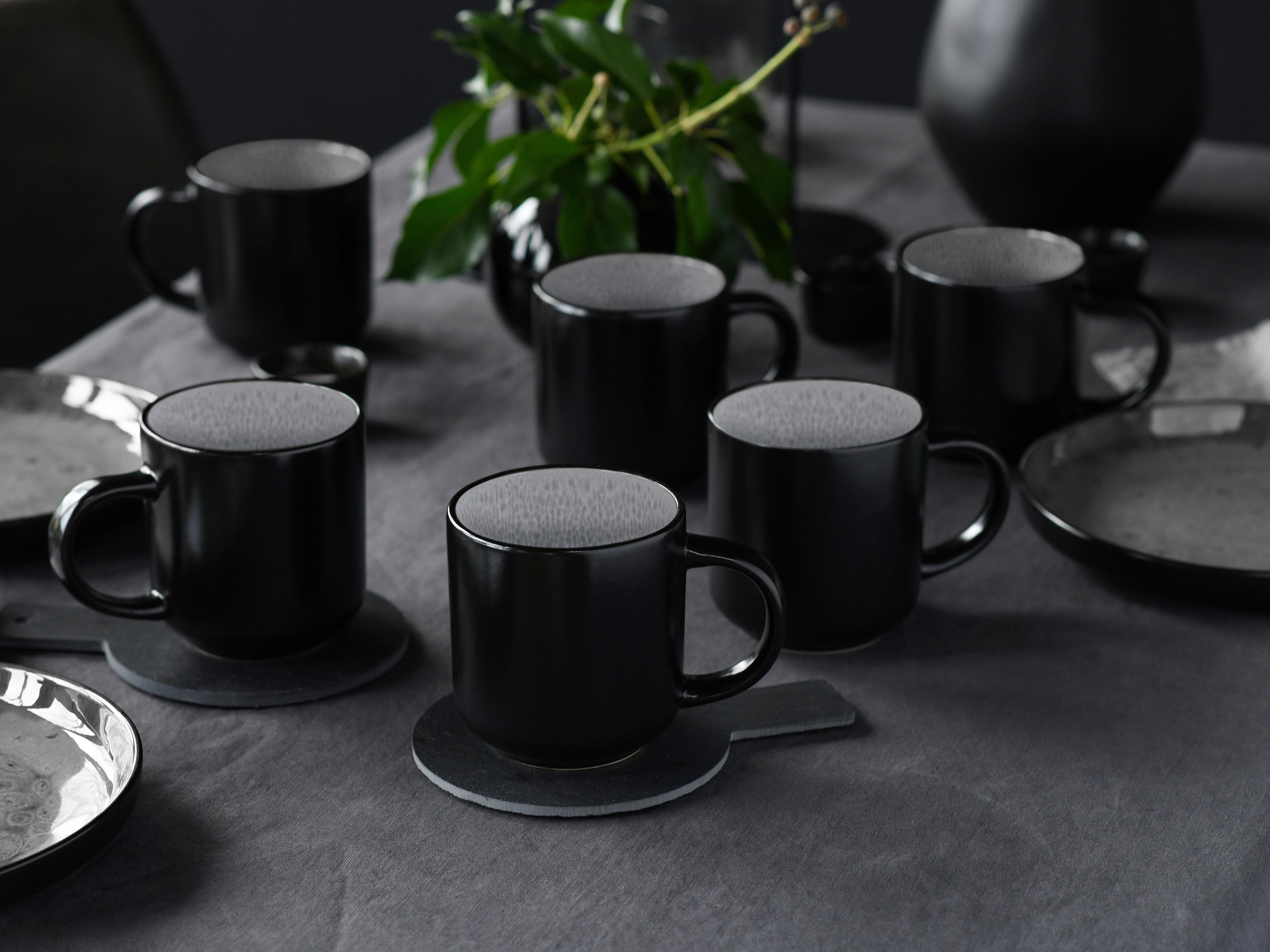 Set Skodelic Nordic Fjord Frost, 6-Delni - svetlo siva, Trend, keramika (350ml) - Creatable