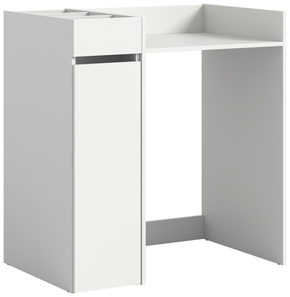 Omarica Za Pralni Stroj Free, Bela - bela, Moderno, leseni material (95/101/60cm) - MID.YOU
