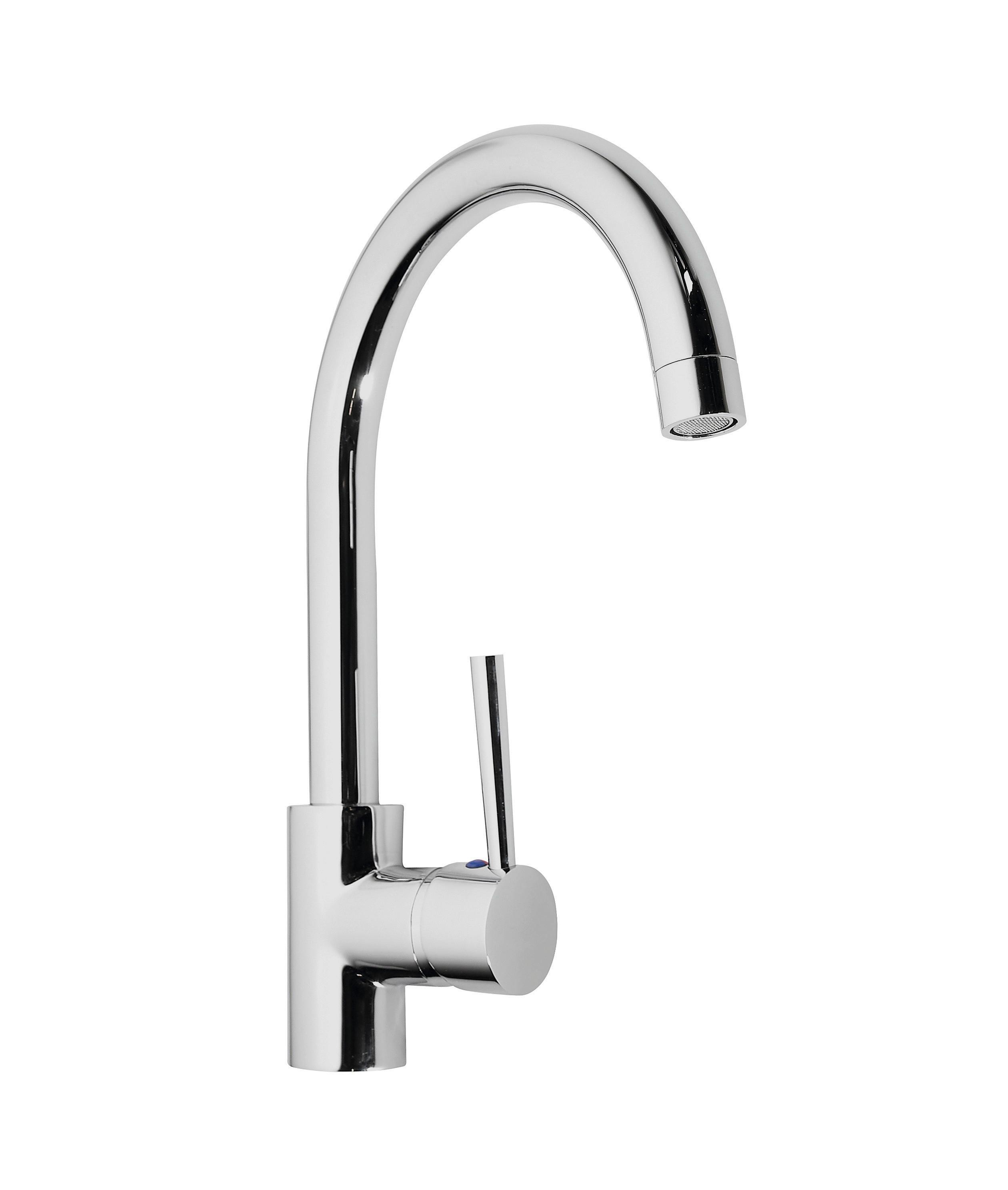 Küchenarmatur Cornwall in Chromfarben - Chromfarben, Lifestyle, Kunststoff/Metall (6,0/34,0/22,0cm) - Schütte
