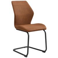 Nihajni Stol Anika - črna/rjava, Moderno, kovina/tekstil (49/91/59cm) - Mömax