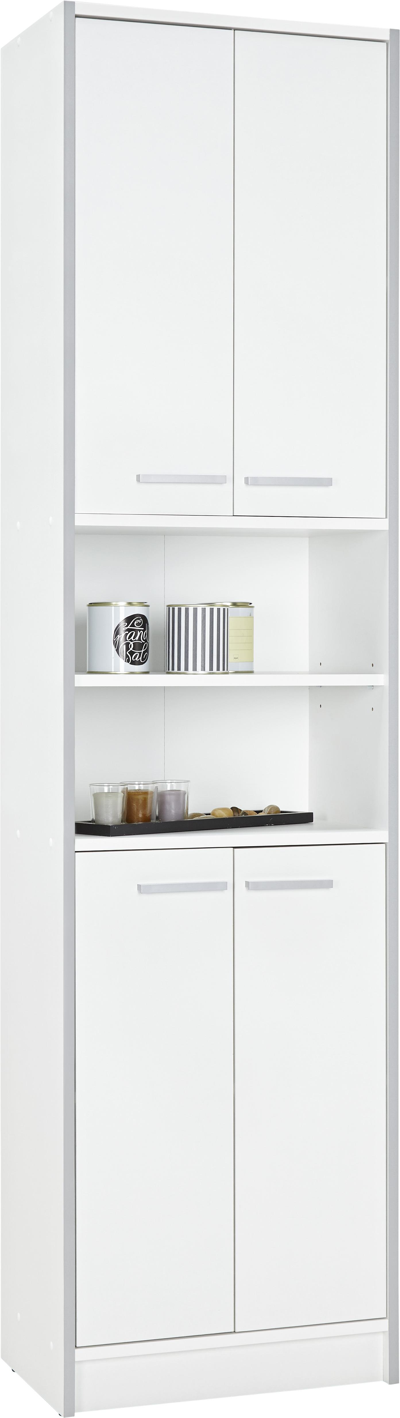Hochschrank in Perlweiß - Holzwerkstoff/Kunststoff (50/195/32cm) - Based