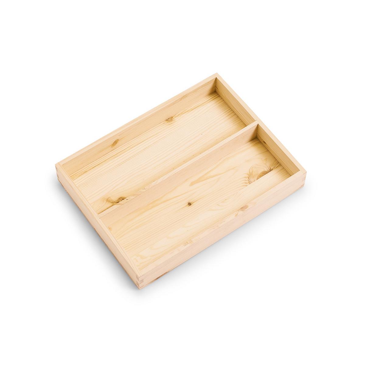 Organizer Allzweckkisten Naturfarben - Naturfarben, Basics, Holz (40/30/24cm) - Zeller Present