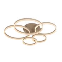 LAMPA SUFITOWA LED 9055-513 RAVELLO - kolor piaskowy, Design, tworzywo sztuczne/metal (105/86/22,5cm)