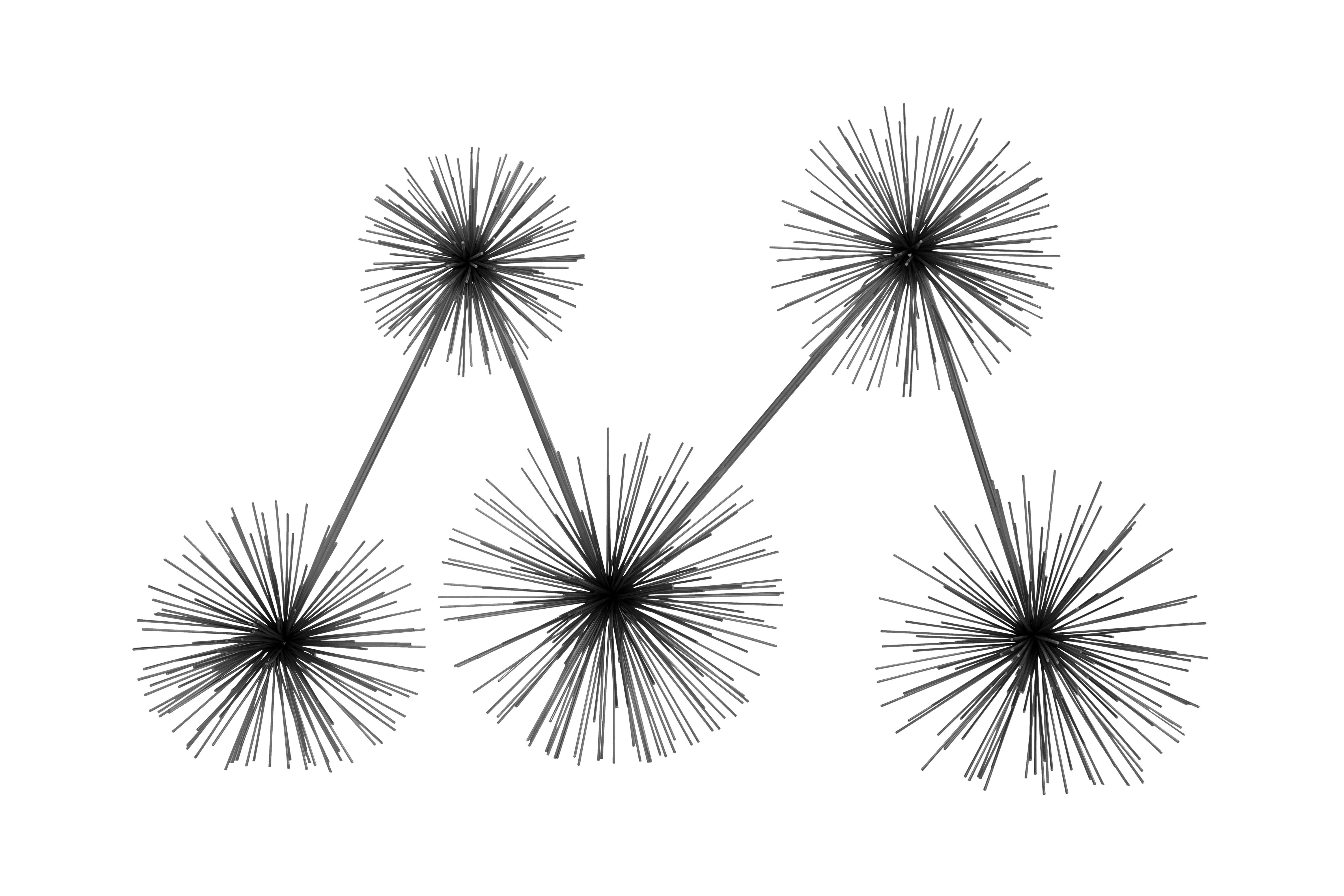 Wanddeko Domizil - Schwarz, Lifestyle, Metall (61/15/80cm) - Kayoom