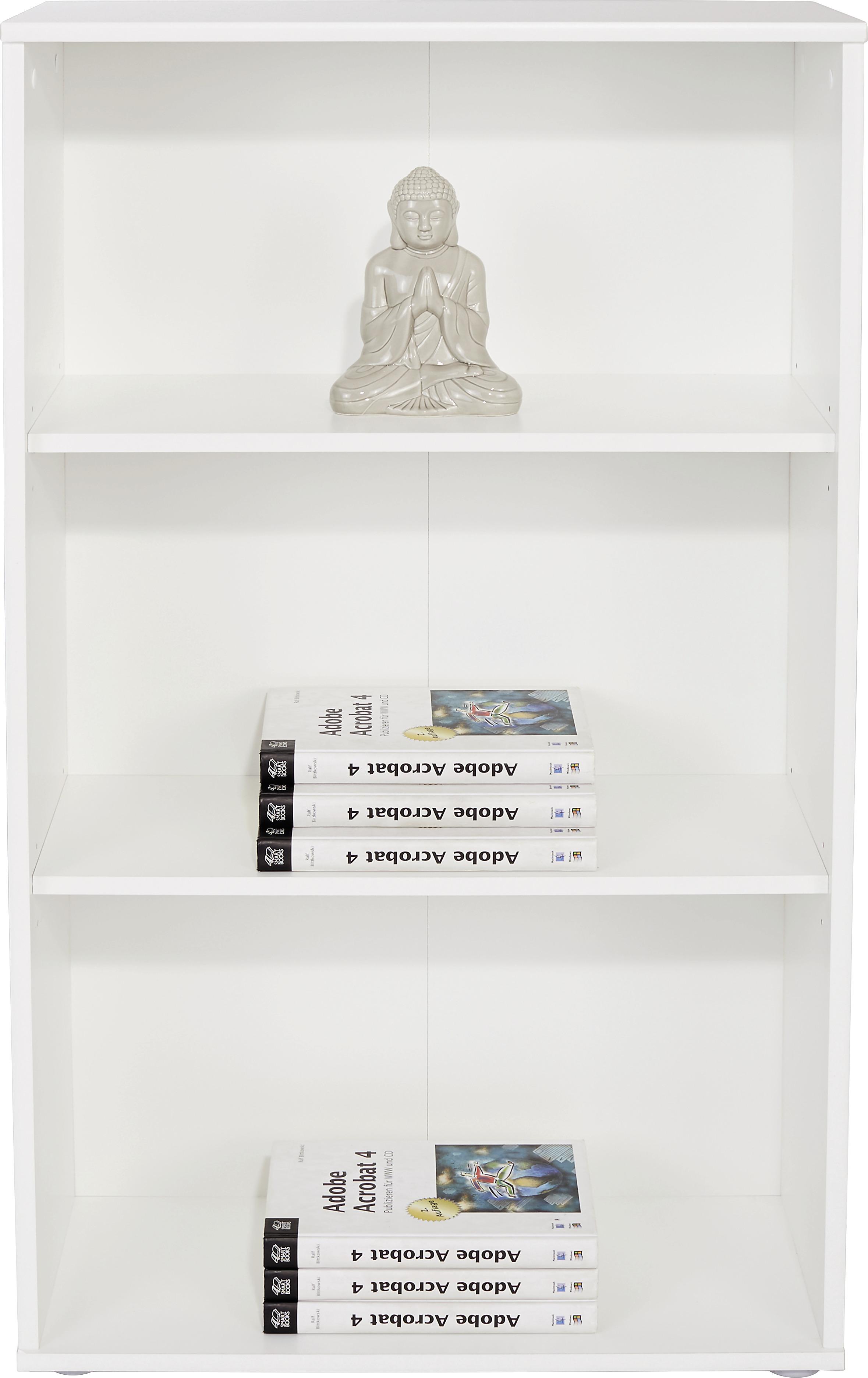 Polica Josef 5 - bijela, Moderno, drvni materijal (60/110/30cm) - Modern Living