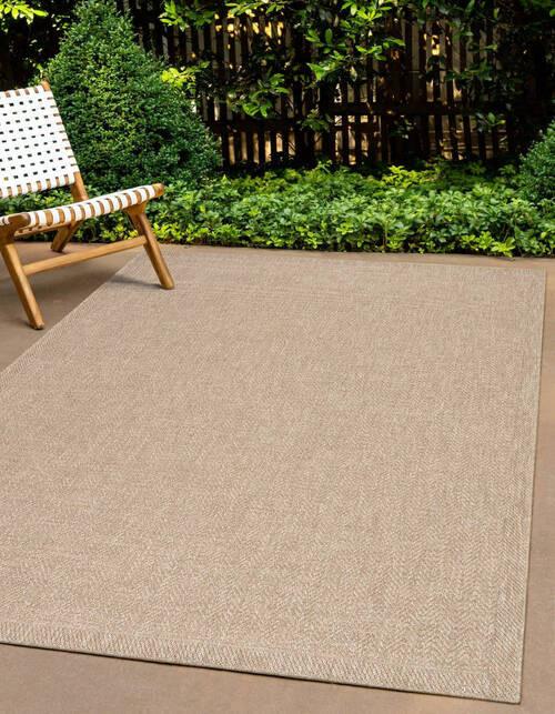 Outdoorteppich Kenzy Naturfarben ca. 140x200cm - Naturfarben, KONVENTIONELL, Textil (140/200cm)