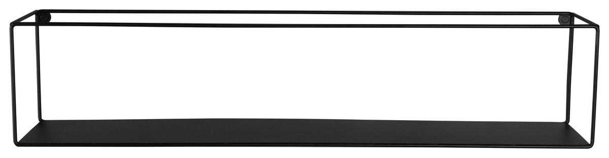 Wandregalset in Schwarz - Schwarz, MODERN, Metall (65/60/15/13/15/13cm) - Mömax