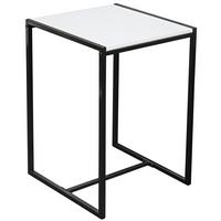 Mizica Bali - črna/bela, Moderno, kovina/leseni material (39/58/39cm) - Mömax