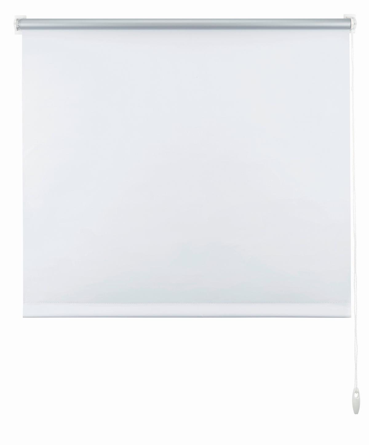 Klemmrollo Thermo in Weiss ca. 100x150cm - Weiss, Textil (100/150cm) - Premium Living