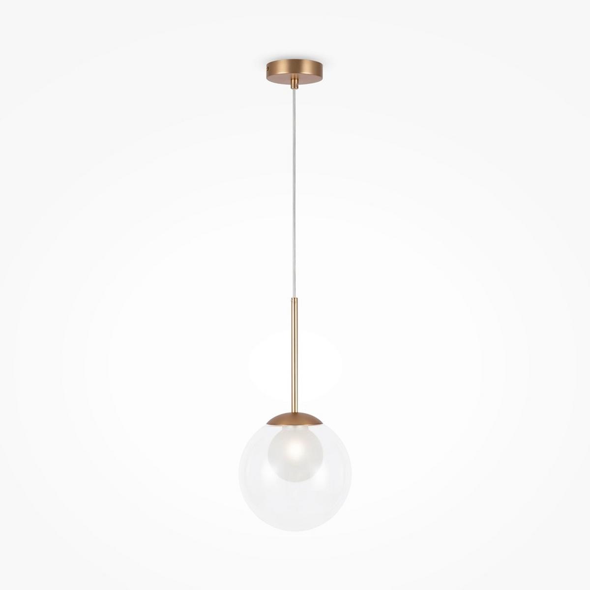 Pendelleuchte Basic Form Goldfarben max. 20 Watt - Goldfarben, Modern, Metall (20/64,1cm) - MAYTONI