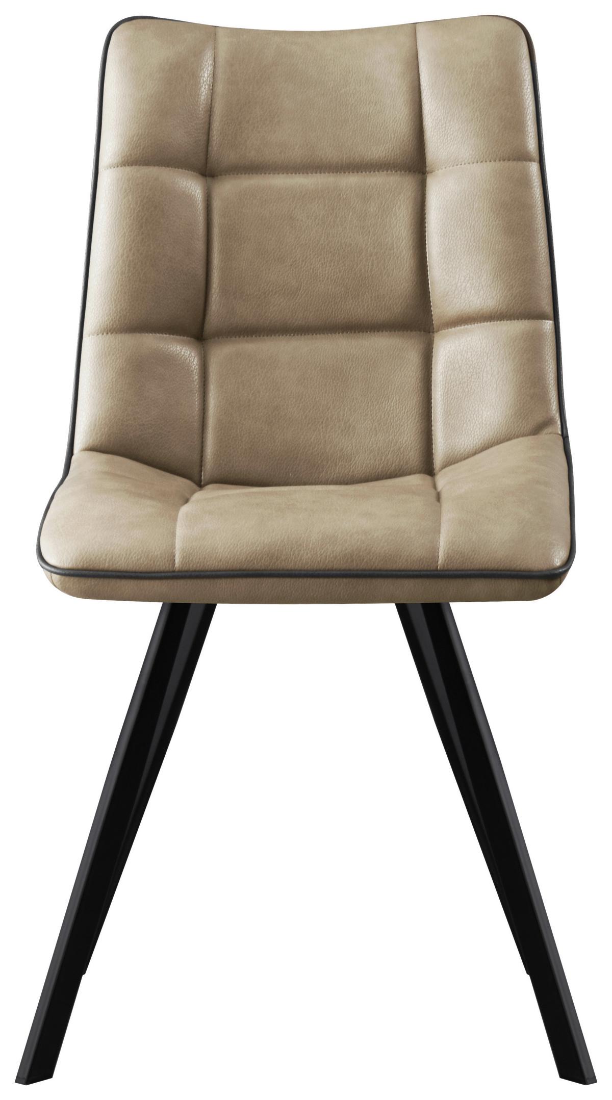 Stolica Bond - cappuccino/crna, Basics, drvo/metal (47/86/61cm) - Mömax