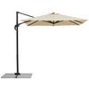 Ampelschirm Rhodos Junior ca.300x239x230cm Naturfarben - Anthrazit/Naturfarben, Basics, Textil/Metall (300/239/230cm) - Schneider