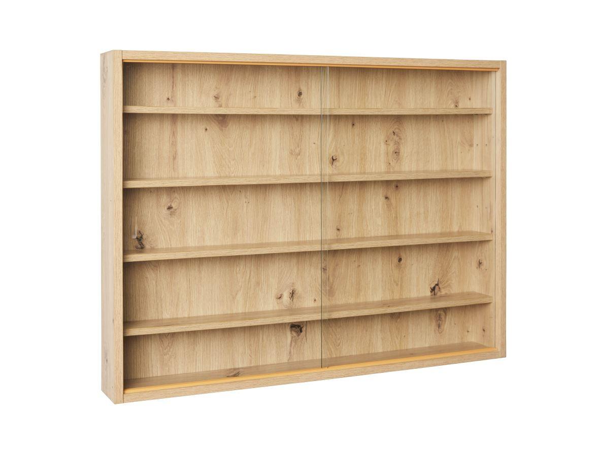 Wandregal Artisario ca. 80x60 cm Eiche Artisan - Eiche Artisan, Basics, Holzwerkstoff (80/60/9,5cm) - MID.YOU