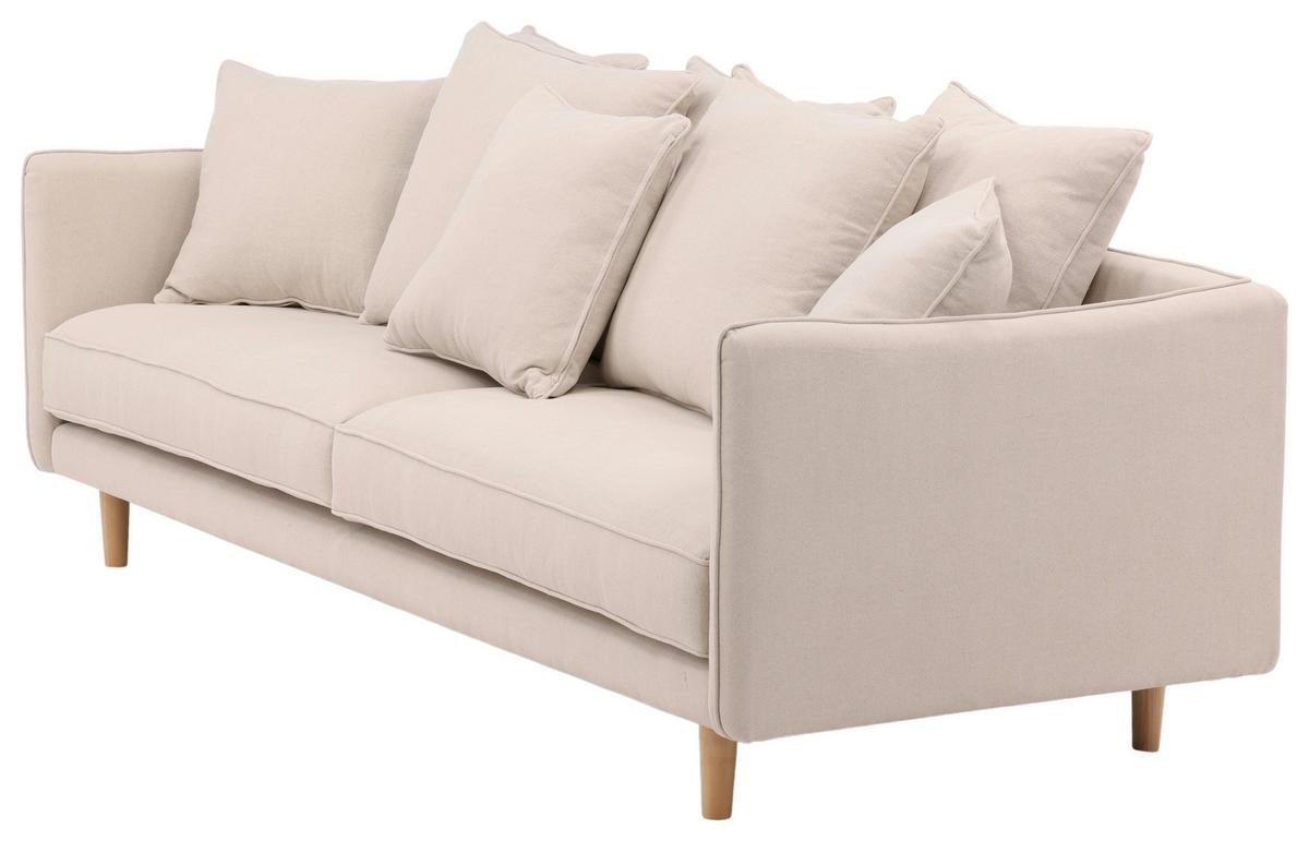 2-SITZER-SOFA SEGELSKÄREN - Beige, Design, Holz/Textil (240/91/92cm) - Livetastic