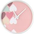 Wanduhr Vanessa in Bunt - Multicolor/Weiß, Holzwerkstoff/Papier (30,5/5,5cm) - MÖMAX modern living