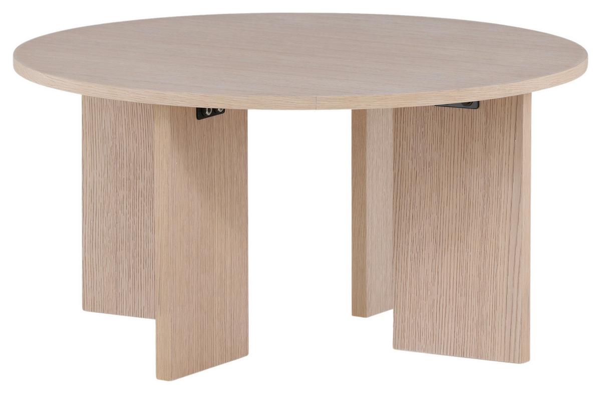 Couchtisch Askerön ca. 80x80x40 cm Weiß - Weiß, Design, Holzwerkstoff (80/80/40cm) - Livetastic