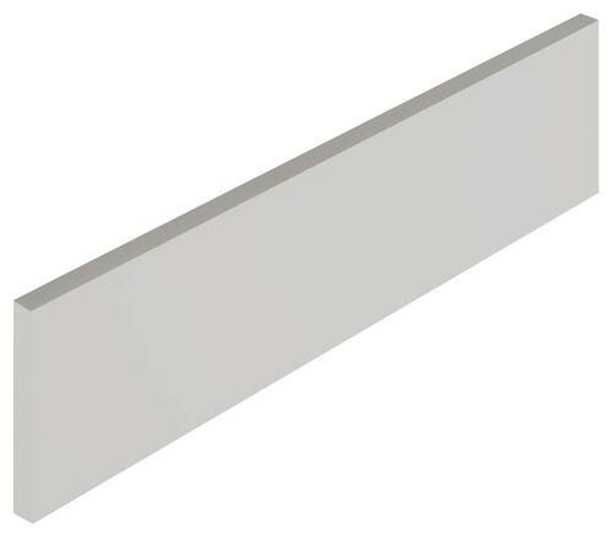 Sockel in Lichtgrau glänzend - Grau, MODERN, Holzwerkstoff (60cm) - FlexWell