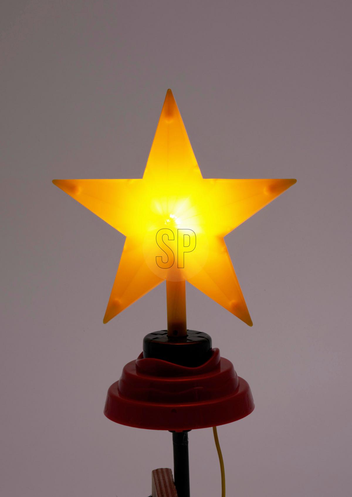 SZPIC CHOINKOWY S27600090 - CLASSIC CHRISTMAS - różnokolorowy, Basics, tworzywo sztuczne (45/33/14cm)