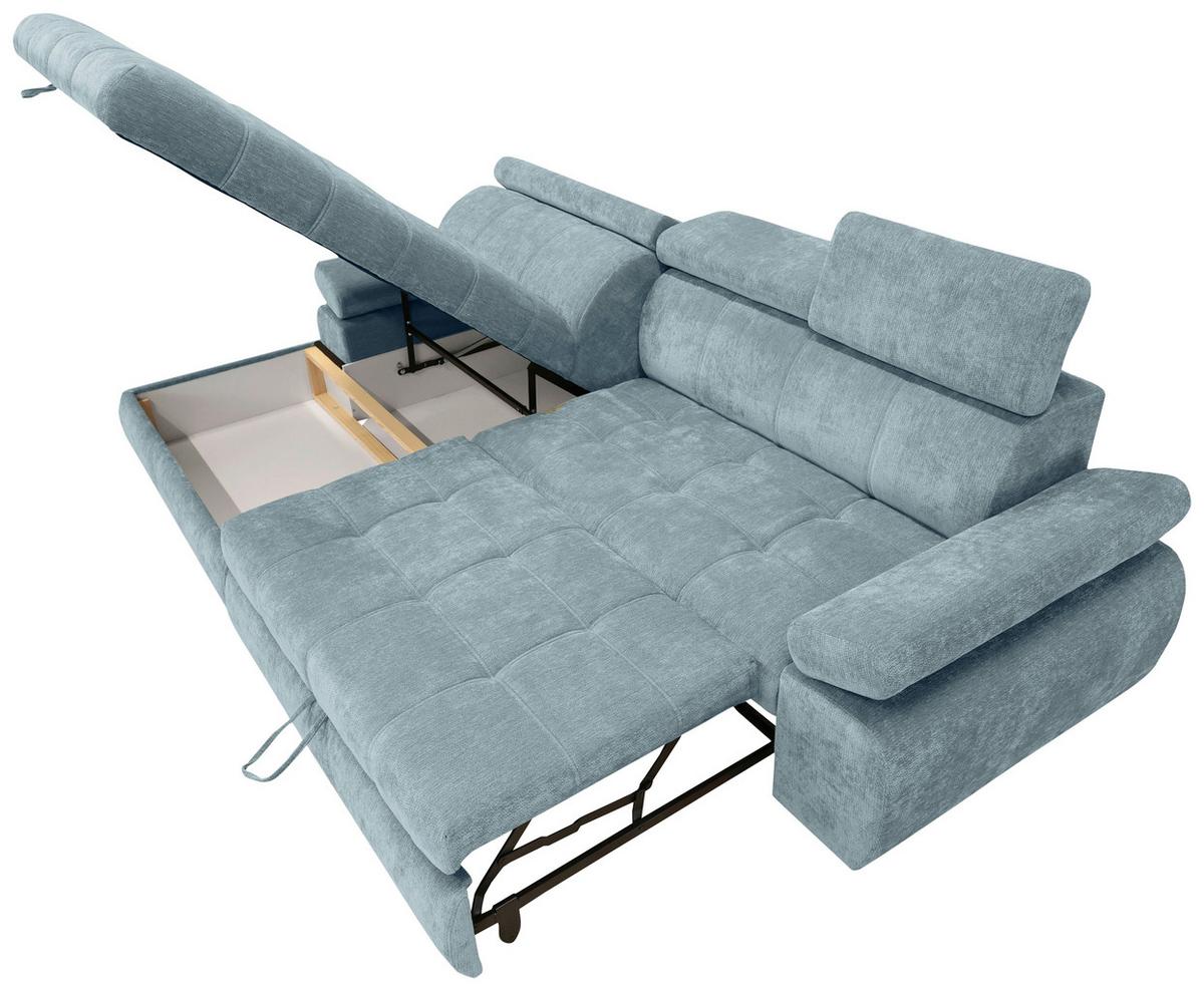 Kutna Garnitura Vegas - boje mente/crna, Design, drvo/tekstil (173/294cm) - Modern Living