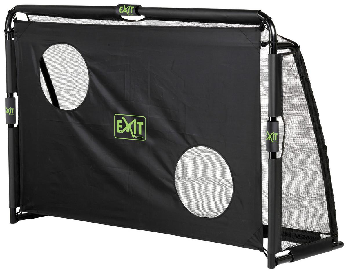 Fußballtor Exit Maestro Schwarz - Schwarz, KONVENTIONELL, Kunststoff/Metall (180/120/120cm) - EXIT Toys