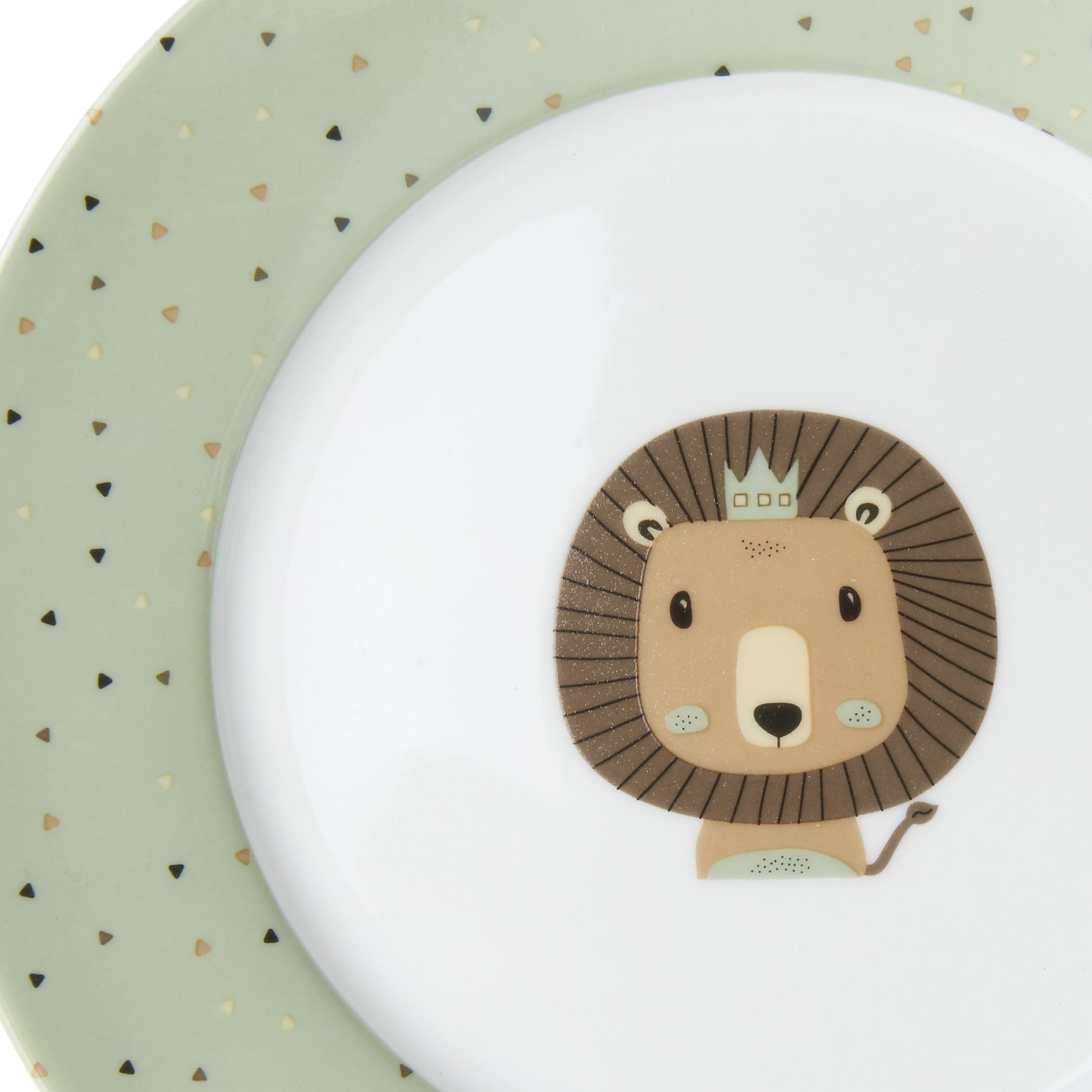 Kindergeschirrset Kids aus Porzellan, 3-teilig - Multicolor, Keramik - Modern Living