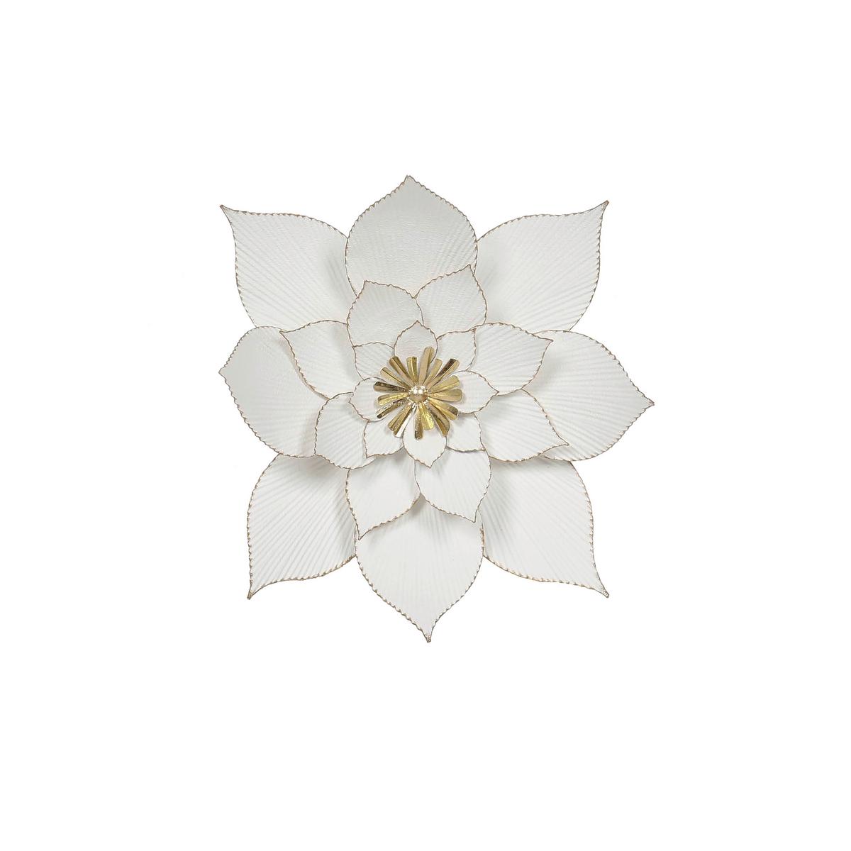 Stenska Dekoracija Makena - zlate barve/bela, Moderno, kovina (47,5/7cm) - Mömax