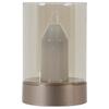 LED-DEKORATIONSLAMPA FLAMMI - vit/kromfärg, Modern, metall/glas (8,5/13cm) - Mömax