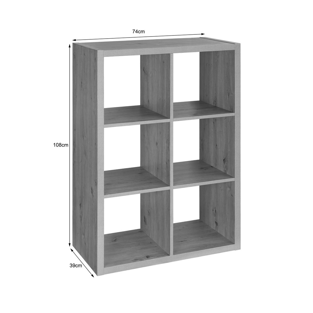 Raumteiler Style Flex Eiche Artisan - Eiche Artisan, KONVENTIONELL, Holzwerkstoff (108/74/39cm) - Based
