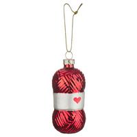 Christbaumanhänger Figures Rot - Rot, Glas (4,5/11cm) - Mömax