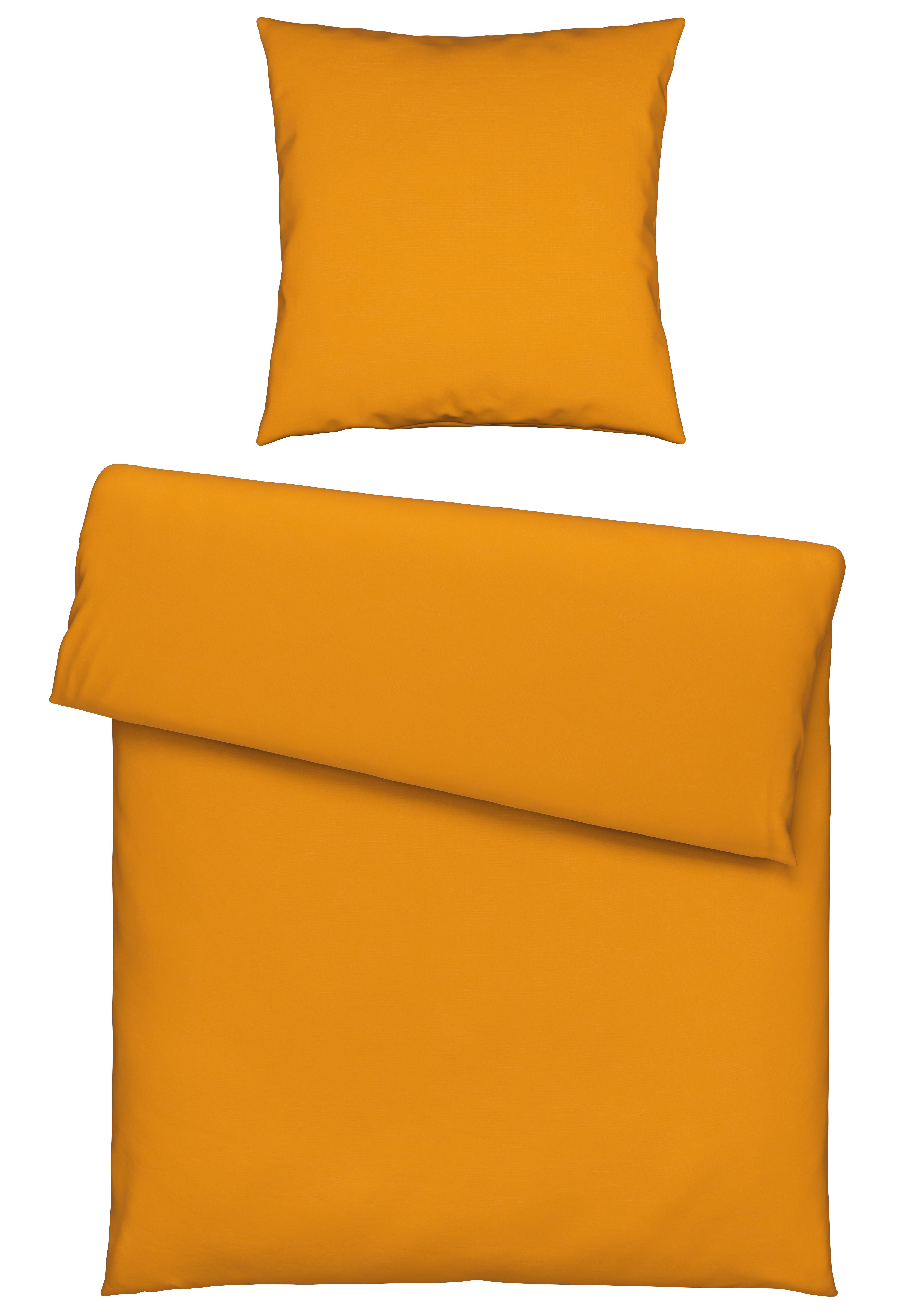 Bettwäsche Iris in Gelb ca. 135x200cm - Gelb, MODERN, Textil (135/200cm) - Modern Living