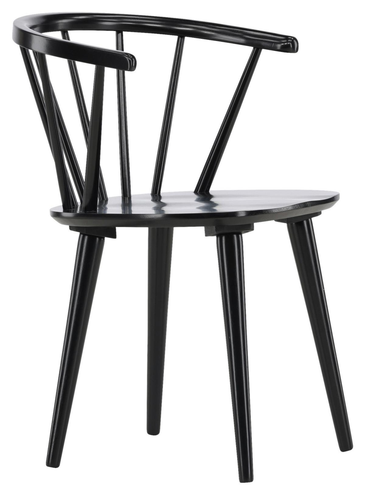 STUHL-SET BOBBY - Schwarz, Design, Holz (55/75/53cm) - Livetastic