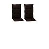Hochlehner Auflagen Trier 2er-Set ca. 118x46 cm Grau - Grau, Basics, Textil (118/46/8cm) - Gardenson