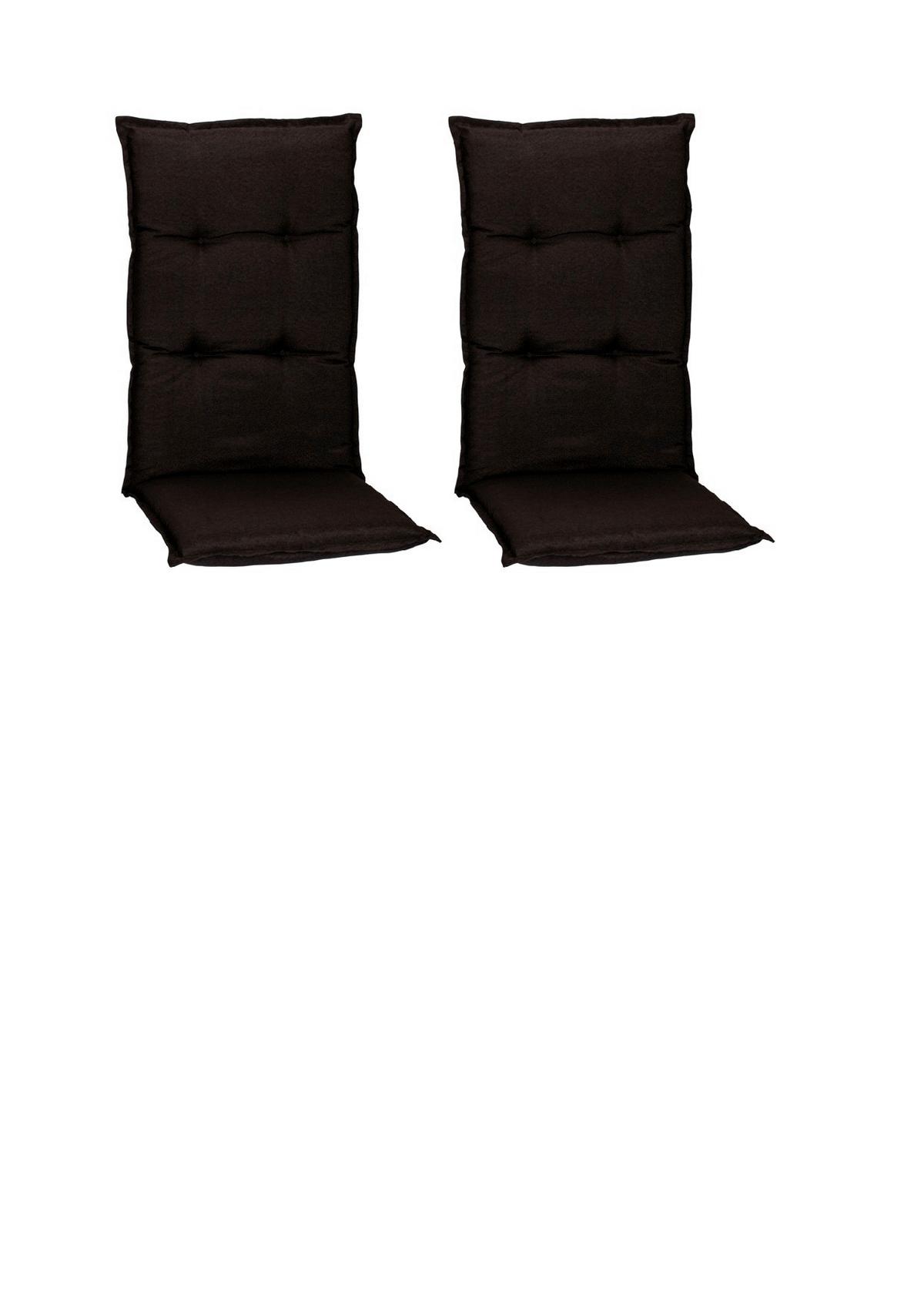 Hochlehner Auflagen Trier 2er-Set ca. 118x46 cm Grau - Grau, Basics, Textil (118/46/8cm) - Gardenson