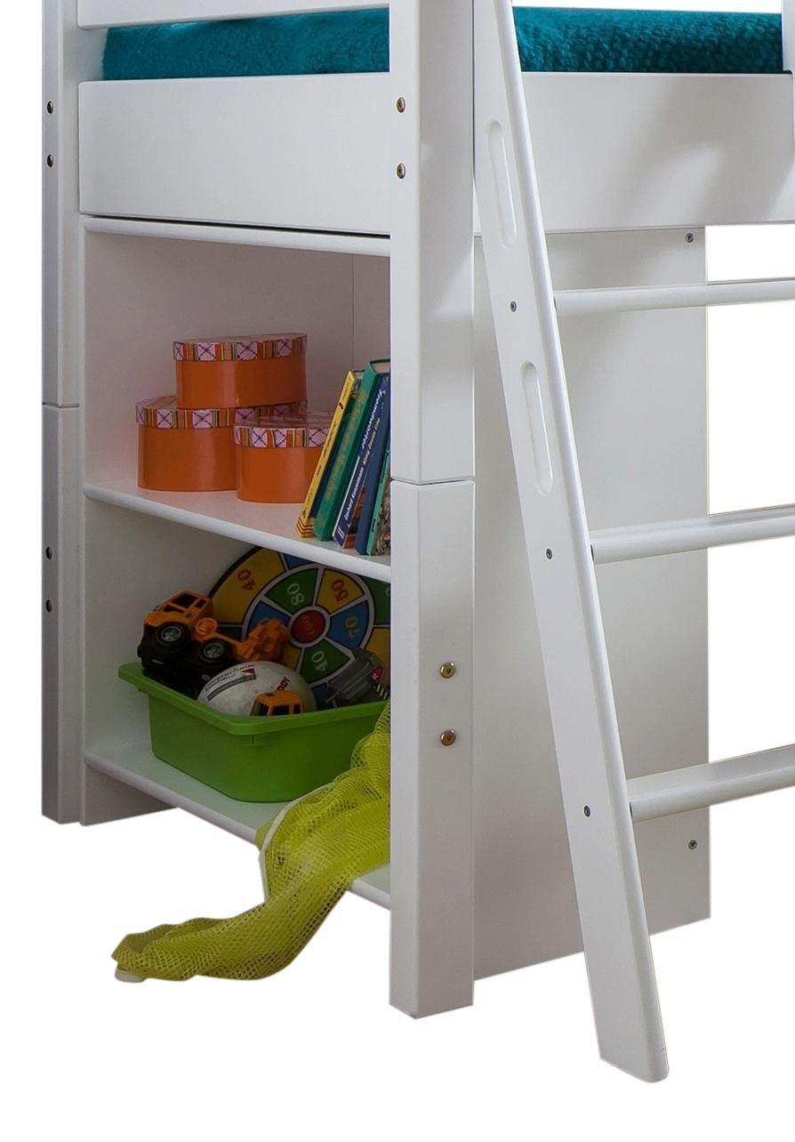 Regal in Weiß 'Kim' - Weiß, Design, Holz (86/70/35cm)