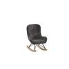 Kindersessel Boucle ca. 55x69x65 cm Anthrazit - Anthrazit, MODERN, Textil (55/69/65cm) - MID.YOU