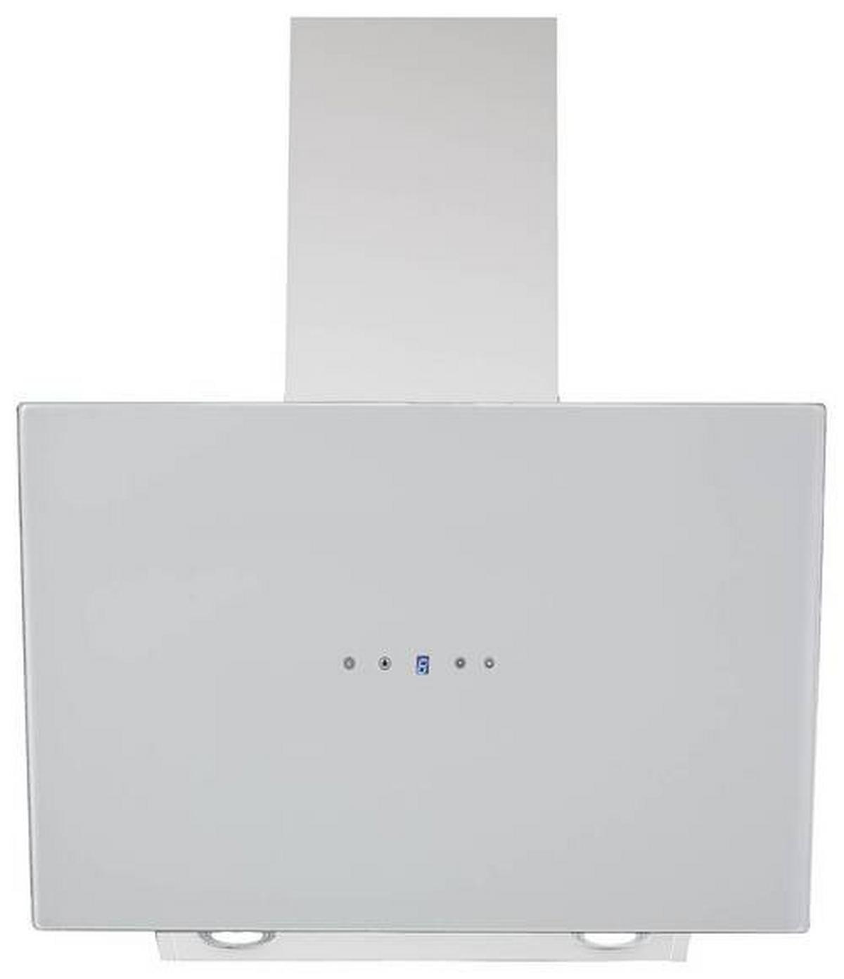 Dunstabzugshaube Alia Weiß B: ca. 60 cm - Weiß, Trend, Glas/Metall (60/80,5-118,5/40,2cm) - Respekta