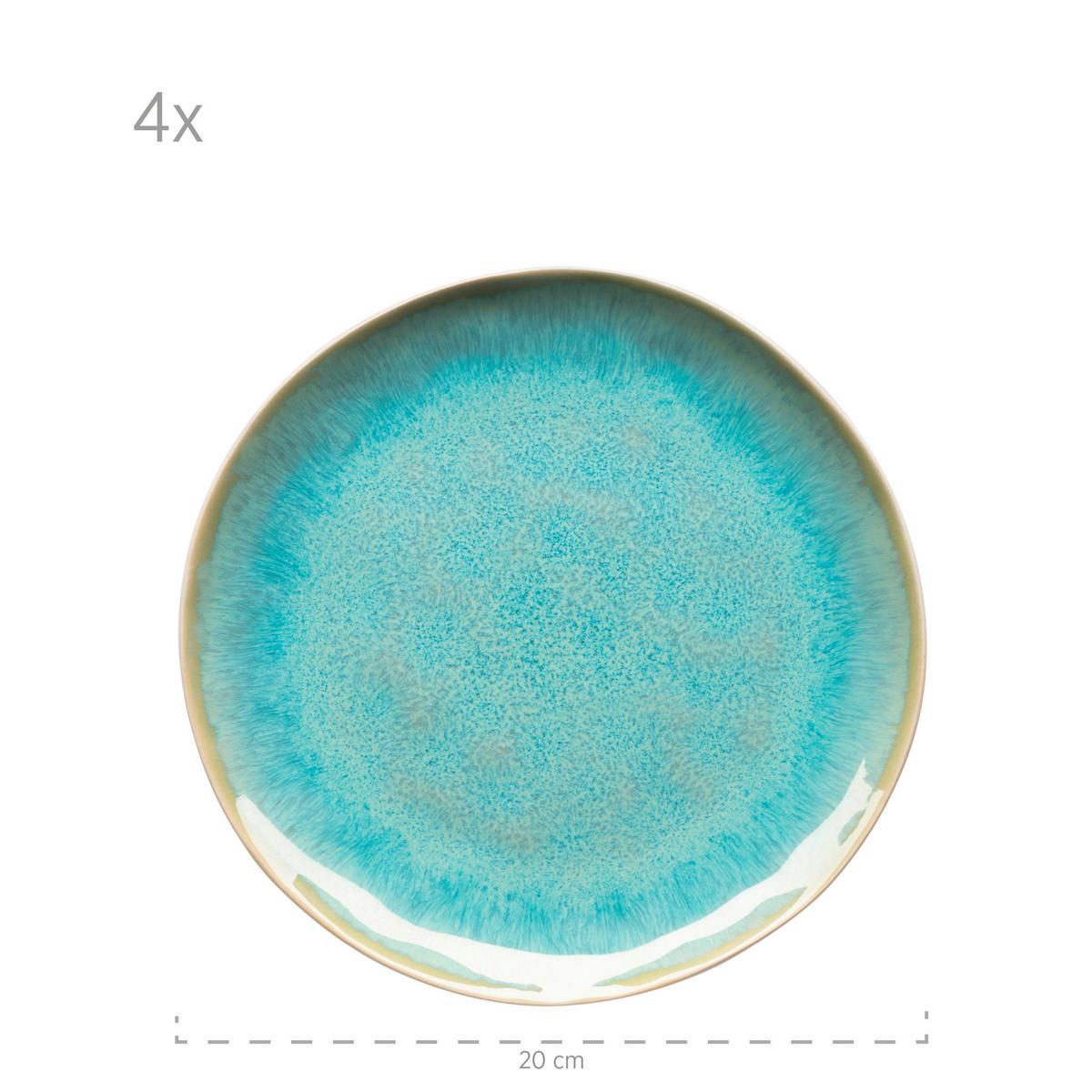 KOMBISERVICE 931975, GRÜN POSTSICHER - Grün, Basics, Keramik (34,7/32/35cm) - Mäser