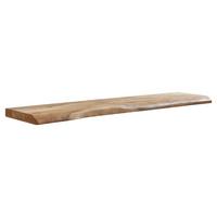 Stenski Regal Wohnling - barve akacije, Moderno, les (120/4/26cm) - MID.YOU